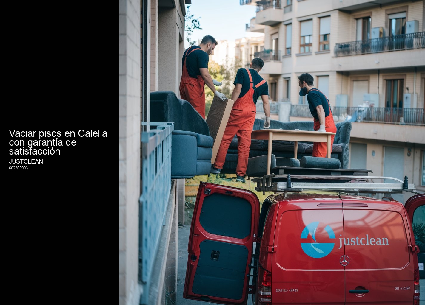 Servicios profesionales para el vaciado de inmuebles con síndrome de Diógenes