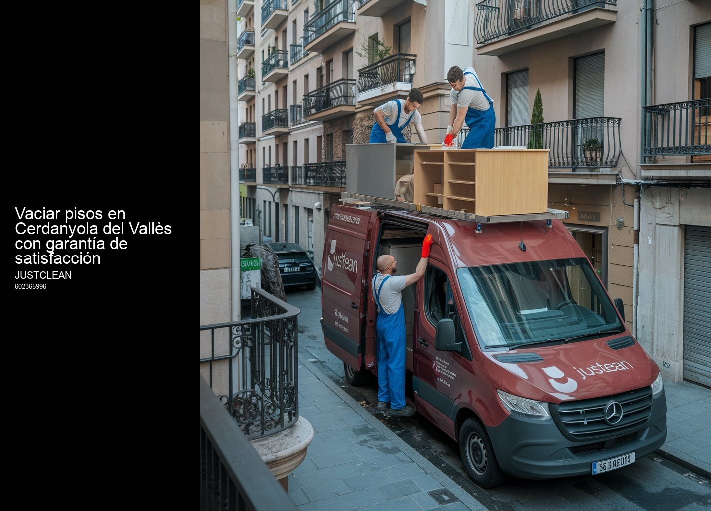 Cómo contactar con JustClean para vender tus muebles usados en Cerdanyola del Vallès