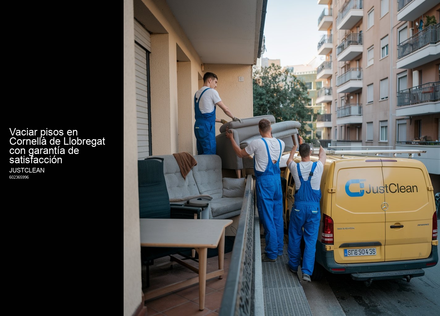 Vaciar pisos en Cornellà de Llobregat con garantía de satisfacción