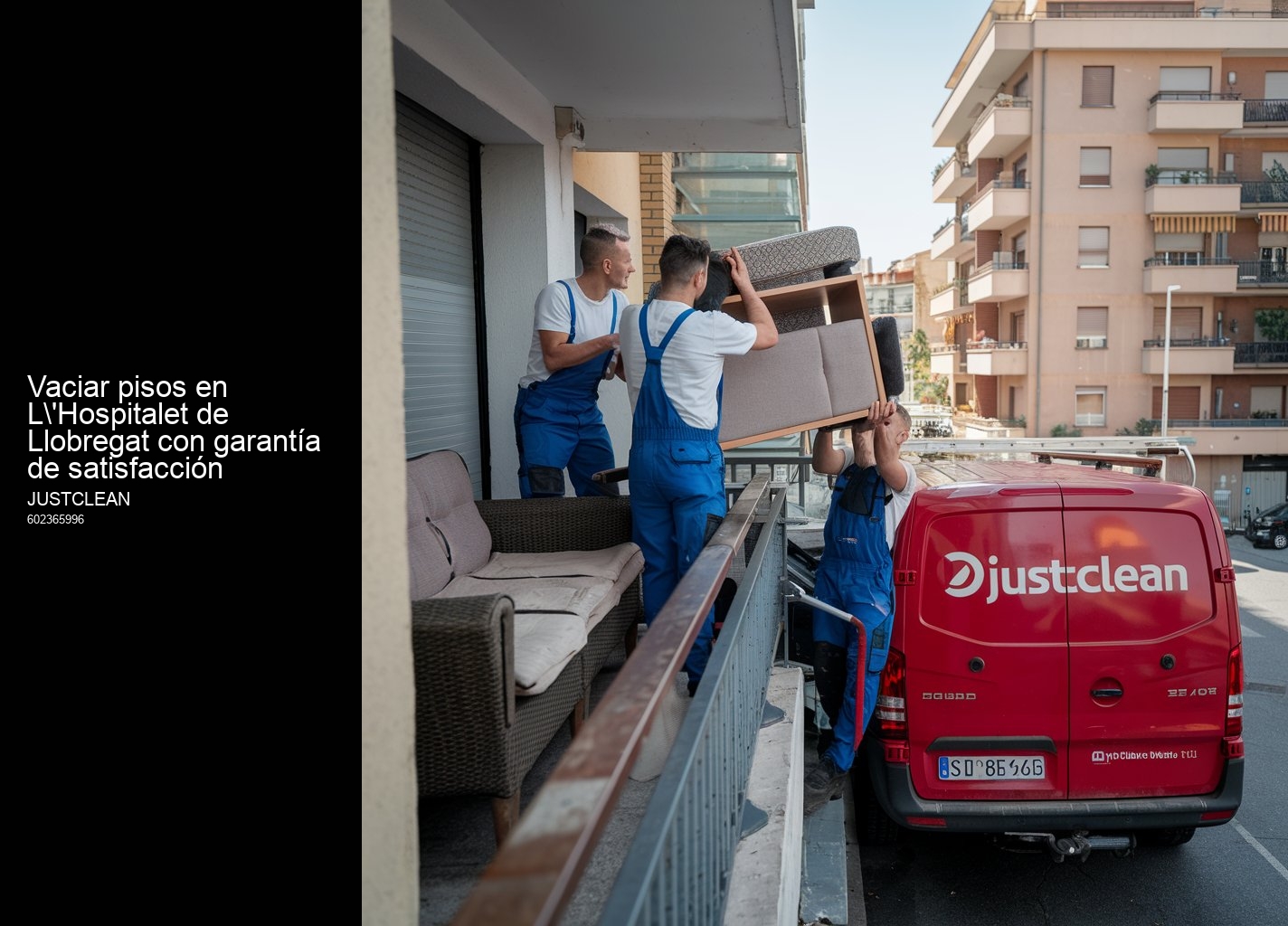 Vaciar pisos en L'Hospitalet de Llobregat con garantía de satisfacción