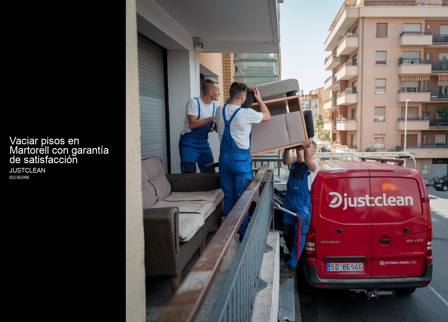 Ventajas del servicio de vaciado gratuito de JustClean