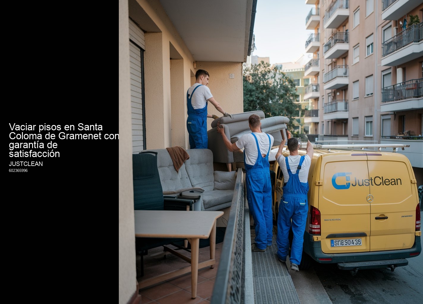 Ventajas del servicio de vaciado gratuito de JustClean